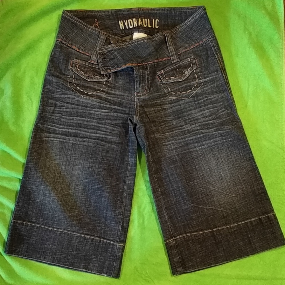 EUC Hydraulic Wide Jean Culottes